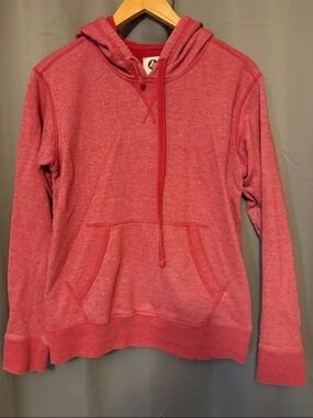 American Giant Women's Red Pullover Hoodie